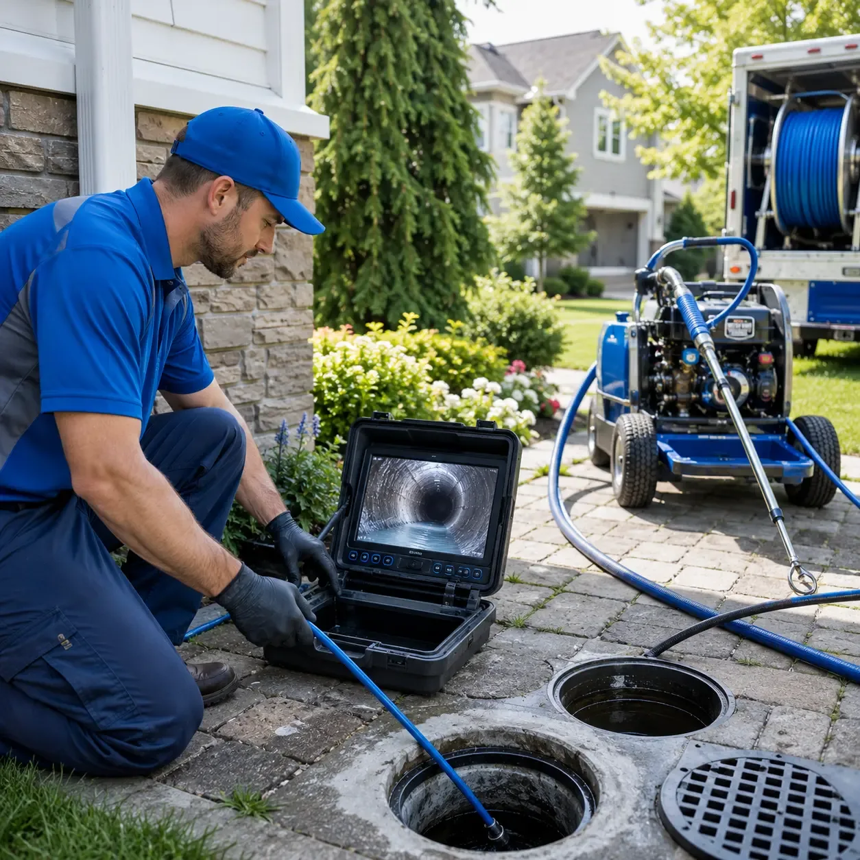 Outdoor drain cleaning professionals serving Briggsville, AR